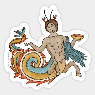 Ichthyocentaur by Greek Myth Comix Sticker